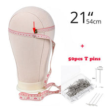 Load image into Gallery viewer, 10 Piece Wig Making Kit Block Mannequin Head With Stand