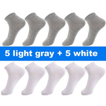 Load image into Gallery viewer, 10 Pair Socks - High Quality Cotton Ankle Socks