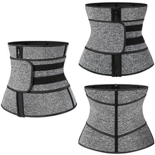 Load image into Gallery viewer, Waist Trainer Sweat Body Shaper Women Slimming Belly Reducing Shaper Workout Trimmer Belt Corset Shapewear