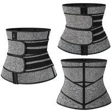 Load image into Gallery viewer, Waist Trainer Sweat Body Shaper Women Slimming Belly Reducing Shaper Workout Trimmer Belt Corset Shapewear