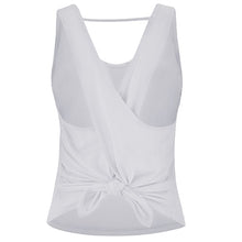 Load image into Gallery viewer, Yoga Vest, Sports Tank Top, Women Sleeveless Cross Gym Top, Athletic Fitness Workout Vest