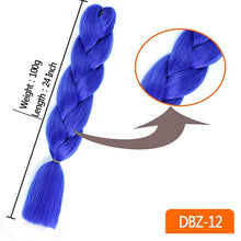 Load image into Gallery viewer, Jumbo Braids Synthetic Extensions