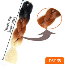 Load image into Gallery viewer, Jumbo Braids Synthetic Extensions