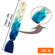 Load image into Gallery viewer, Jumbo Braids Synthetic Extensions