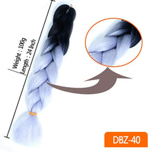 Load image into Gallery viewer, Jumbo Braids Synthetic Extensions