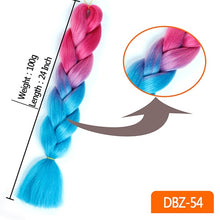 Load image into Gallery viewer, Jumbo Braids Synthetic Extensions