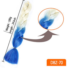 Load image into Gallery viewer, Jumbo Braids Synthetic Extensions