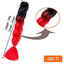 Load image into Gallery viewer, Jumbo Braids Synthetic Extensions