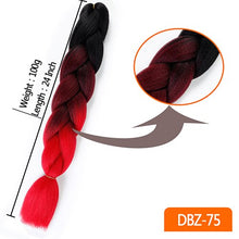 Load image into Gallery viewer, Jumbo Braids Synthetic Extensions