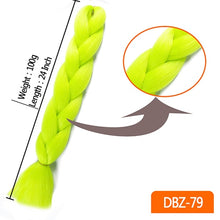 Load image into Gallery viewer, Jumbo Braids Synthetic Extensions