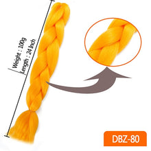 Load image into Gallery viewer, Jumbo Braids Synthetic Extensions