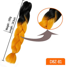 Load image into Gallery viewer, Jumbo Braids Synthetic Extensions