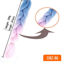 Load image into Gallery viewer, Jumbo Braids Synthetic Extensions