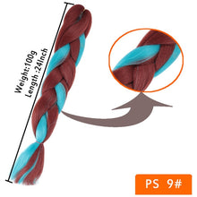 Load image into Gallery viewer, Jumbo Braids Synthetic Extensions