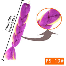 Load image into Gallery viewer, Jumbo Braids Synthetic Extensions
