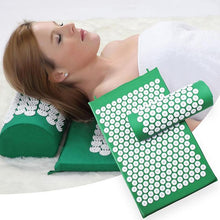 Load image into Gallery viewer, Acupressure Massage Yoga Mat with Pillow