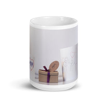Load image into Gallery viewer, White glossy mug