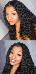 1 piece Curly Lace Front Human Hair Wig