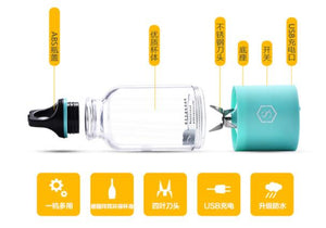 Portable Blender/Juicer Machine - Electric Mini USB