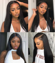 Load image into Gallery viewer, Straight Bundles With Closure Brazilian Hair Weave Hair Extension
