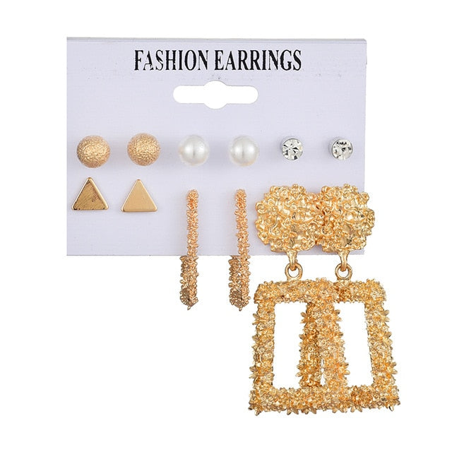 Trendy Set Simulation Fashion Jewelry Earrings