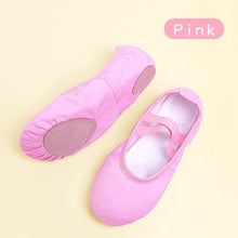 Load image into Gallery viewer, Dance Canvas Slippers - Soft Sole Ballet Shoes
