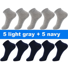 Load image into Gallery viewer, 10 Pair Socks - High Quality Cotton Ankle Socks
