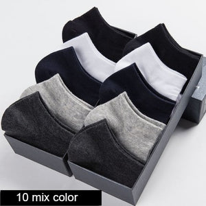 10 Pair Socks - High Quality Cotton Ankle Socks