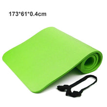 Load image into Gallery viewer, Thick Non-slip Folding Gym Fitness Pilates Yoga Non-skid Floor Mat with Strap
