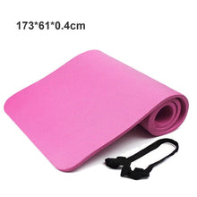 Load image into Gallery viewer, Thick Non-slip Folding Gym Fitness Pilates Yoga Non-skid Floor Mat with Strap
