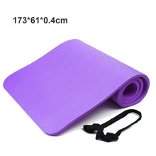 Load image into Gallery viewer, Thick Non-slip Folding Gym Fitness Pilates Yoga Non-skid Floor Mat with Strap
