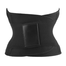 Load image into Gallery viewer, Fitness Belt Body Shaper Waist Trainer Trimmer Corset Cincher Wrap Workout Shapewear Size S-3XL
