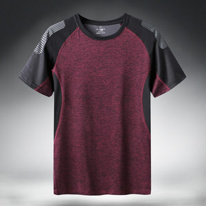 Men's Quick Dry Sport T-Shirt, Men's 2020 Short Sleeves Casual Top, Plus Size L-5XL 6XL 7XL Gym T-Shirt Clothes