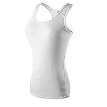 Load image into Gallery viewer, Yoga Gym Sportswear Vest, Fitness tight woman clothing Sleeveless Running shirt Quick Dry White Yoga Tank Top
