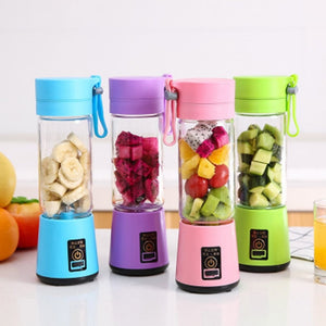 Mini Portable Juice Cup Water Rechargeable Portable Electric Fruit Juicer Handheld Smoothie Maker Blender Stirring