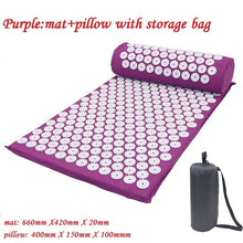 Load image into Gallery viewer, Acupressure Massage Yoga Mat with Pillow
