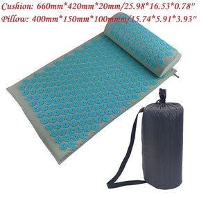 Acupressure Massage Yoga Mat with Pillow