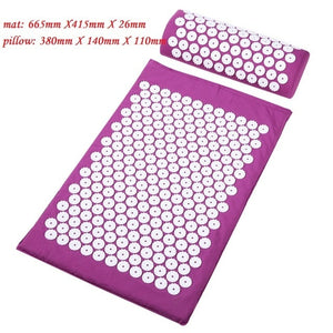 Acupressure Massage Yoga Mat with Pillow