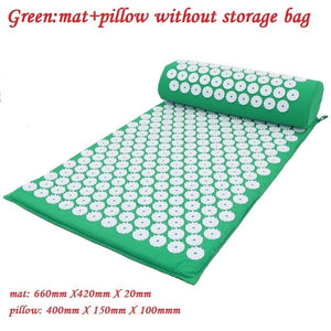 Acupressure Massage Yoga Mat with Pillow