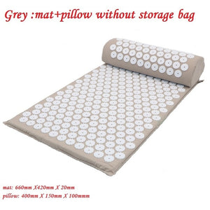 Acupressure Massage Yoga Mat with Pillow