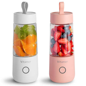 350ml Mini Portable Electric Fruit Juicer USB Rechargeable