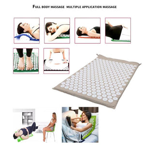 Acupressure Massage Yoga Mat with Pillow