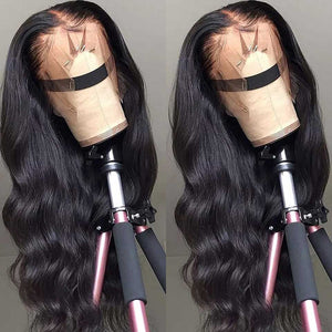 Lace Front Human Hair Wigs Remy Brazilian Wig, Transparent Lace Frontal Wigs, Body Wave Lace Front Wig