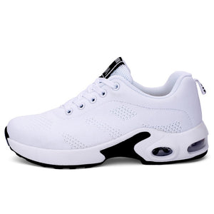 Air Cushion Breathable Ladies Platform Trainers