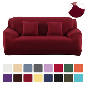 Various Colours Elastic Stretch Tight Wrap All-inclusive Sofa Covers for Living Room Couch