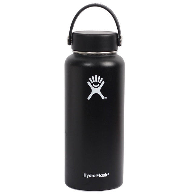 Hydro Flask Thermos Bottle 18oz 32oz 40oz Wide Mouth Water Bottle, Sports Bottle, Tumbler Flask, Vacuum Insulated Flask